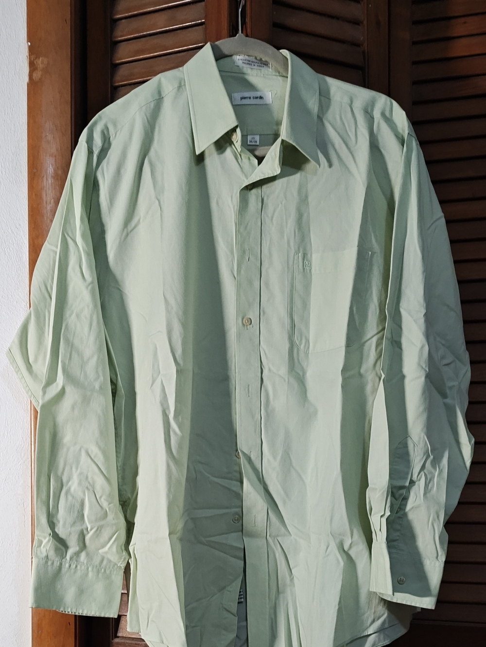 Pierre Cardin Light Green Dress Shirt